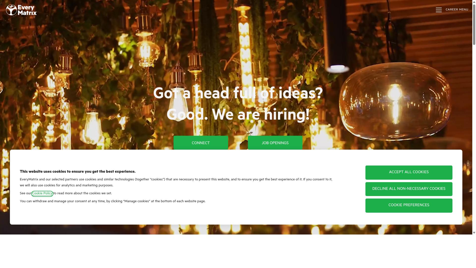 EveryMatrix website